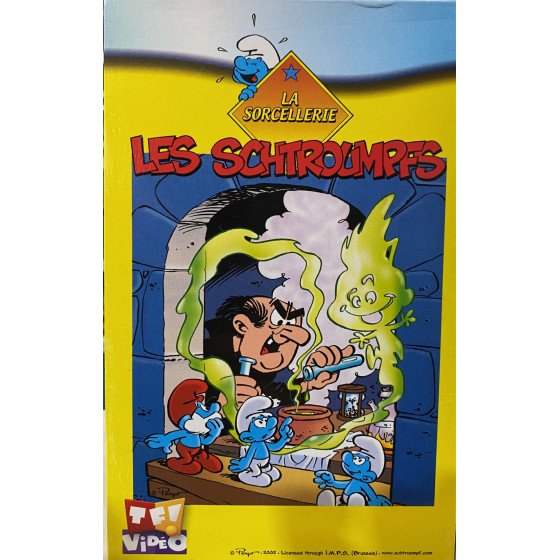 VHS Coffret 3 Vhs Les Schtroumpfs Toute La Magie