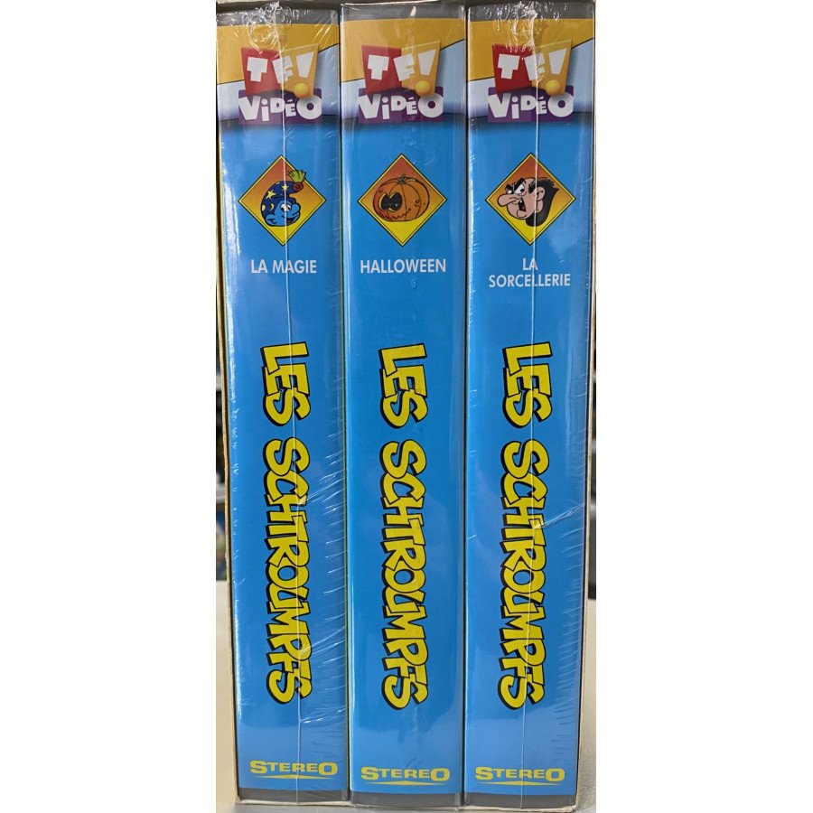 VHS Coffret 3 Vhs Les Schtroumpfs Toute La Magie