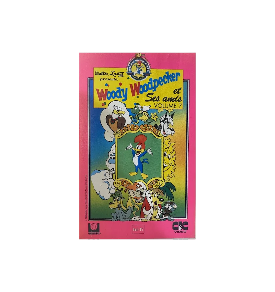 VHS Woody Woodpecker Et Ses Amis Volume 7