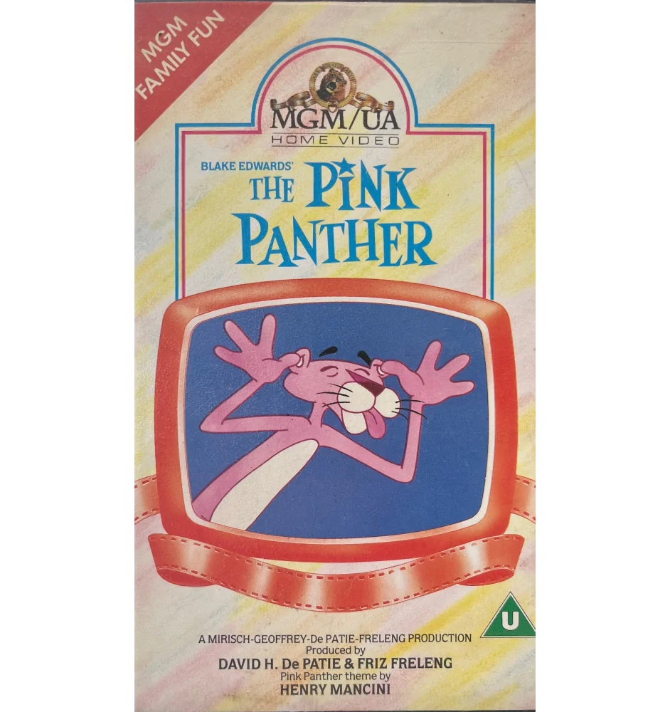 VHS Blake Edwards The Pink Panther