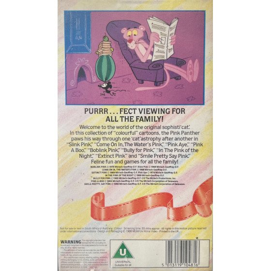 VHS Blake Edwards The Pink Panther