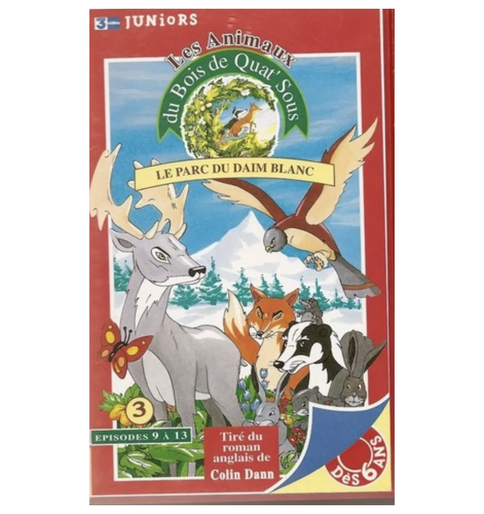 VHS Les Animaux Du Bois De Quat Sous Le Parc Du Daim Blanc