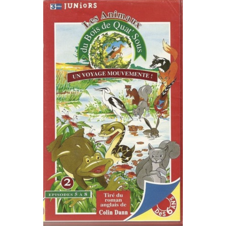 VHS Les Animaux Du Bois De Quat Sous Un Voyage Mouvemente