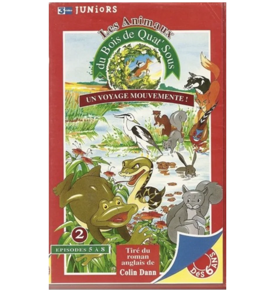 VHS Les Animaux Du Bois De Quat Sous Un Voyage Mouvemente