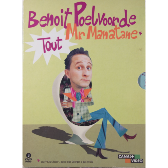 DVD Benoit Poelvoorde Tout Mr Manatane