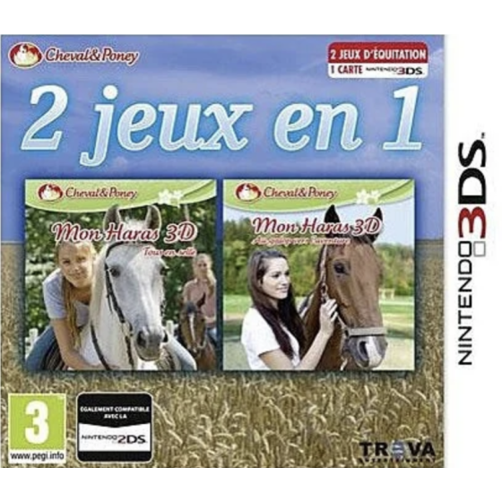 3DS Mon haras 3d 2 jeux en 1 cib