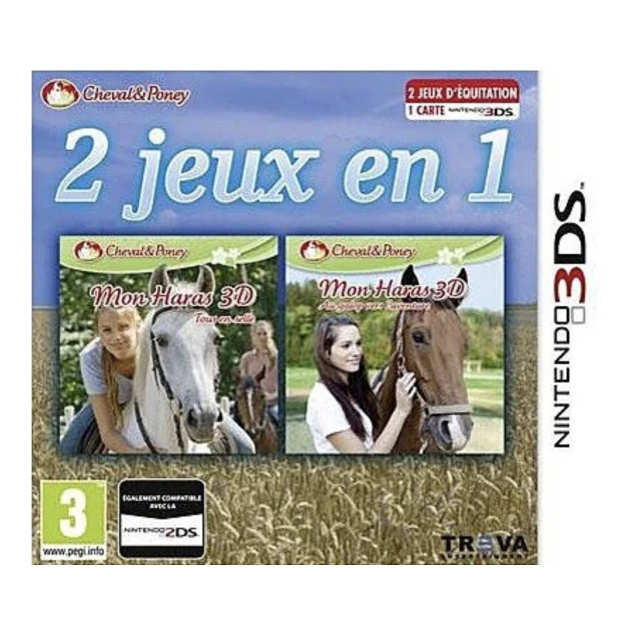 3DS Mon haras 3d 2 jeux en 1 cib