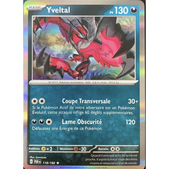 Yveltal 118/182 holo