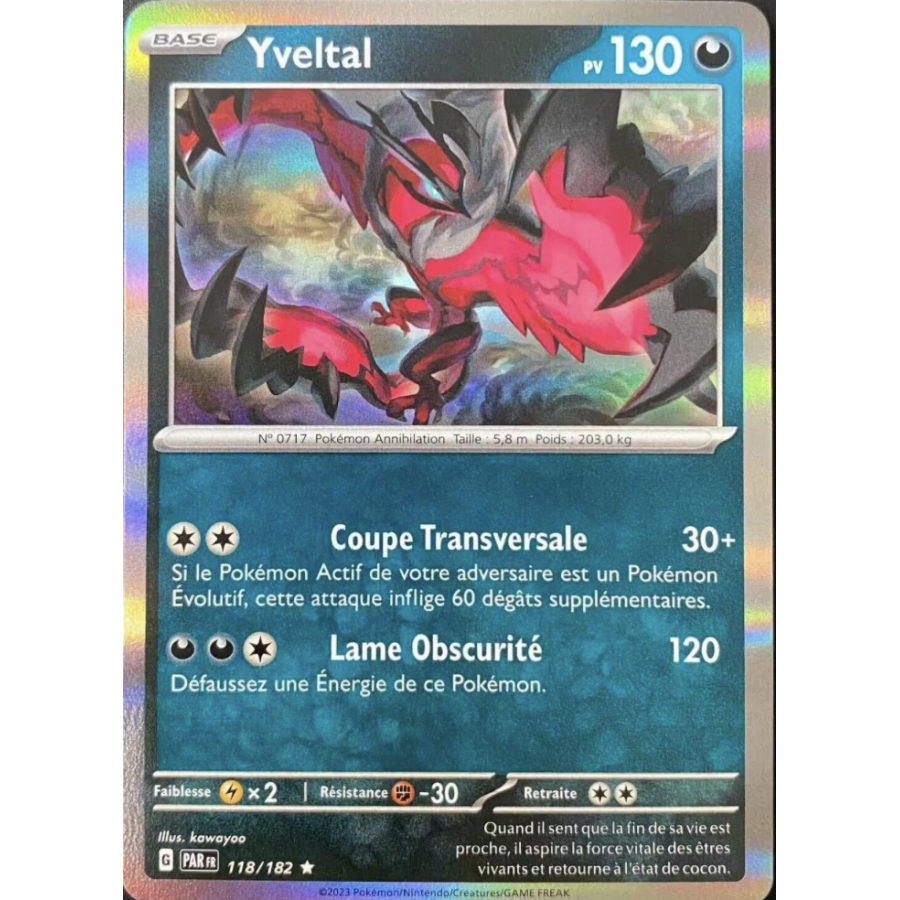 Yveltal 118/182 holo