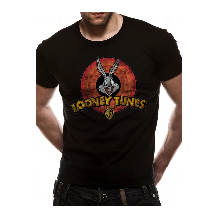 T.shirt Looney tunes destroy logo taille S