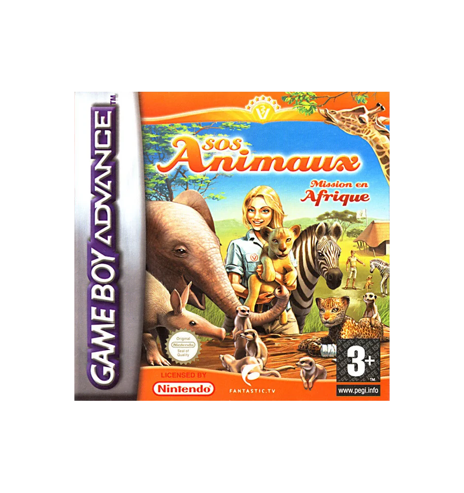 Game Boy Advance Sos Animaux Mission En Afrique Cib Sans Cale