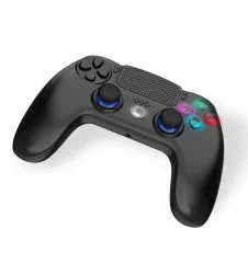 Manette Sans Fil Noire pour PS4 Avec Prise Jack pour casque et boutons lumineux Neuve
