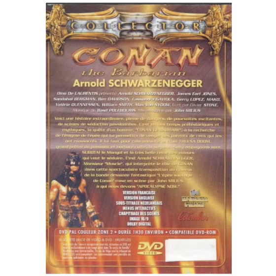 DVD Conan the barbarian