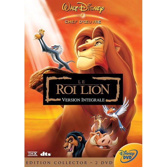 DVD le roi lion version integrale