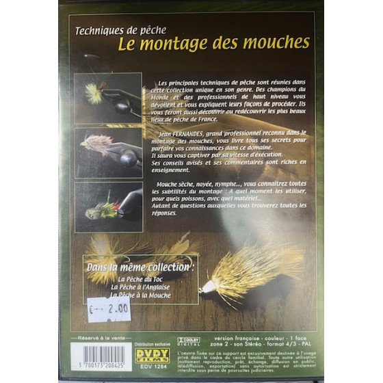 DVD techniques de pêche le montage des mouches