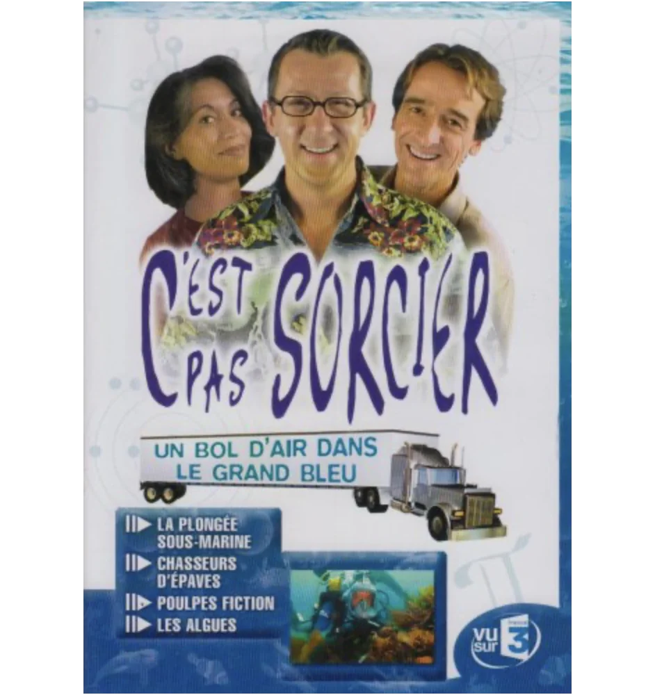 DVD C'est Pas Sorcier Le Bol D'air Dans Le Grand Bleu
