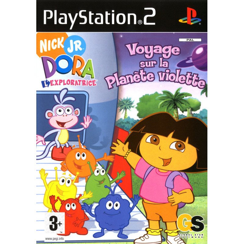 PS2 Dora Voyage Sur La Planete Violette Cib