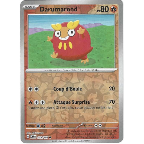 Darumarond 034/197 Reverse