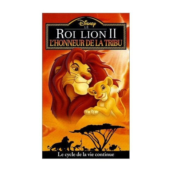 VHS Le roi lion 2 l'honneur de la tribu