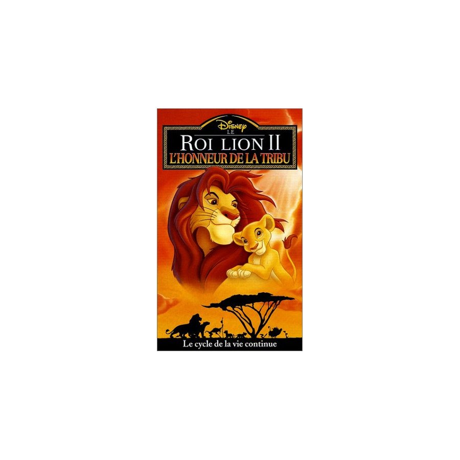 VHS Le roi lion 2 l'honneur de la tribu