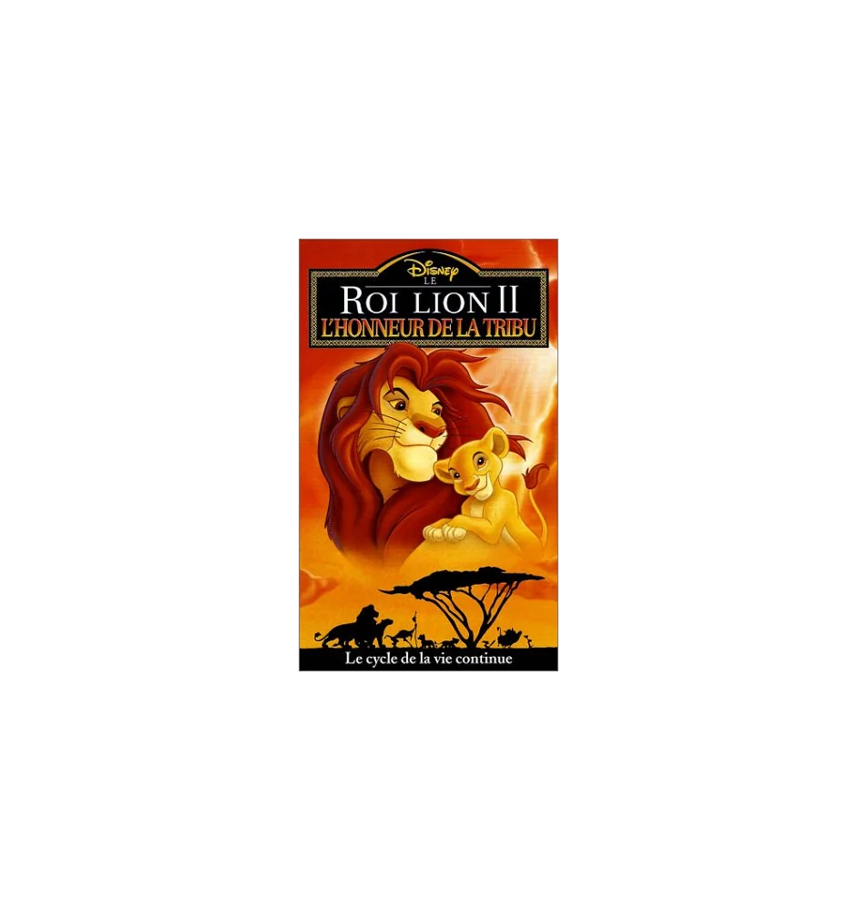 VHS Le roi lion 2 l'honneur de la tribu