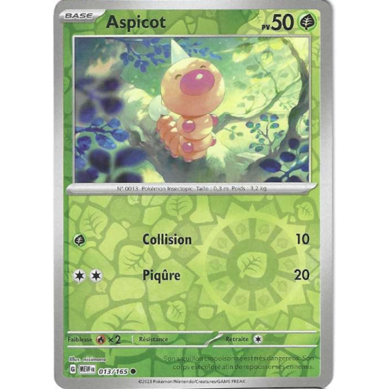 Aspicot 013/165 Reverse