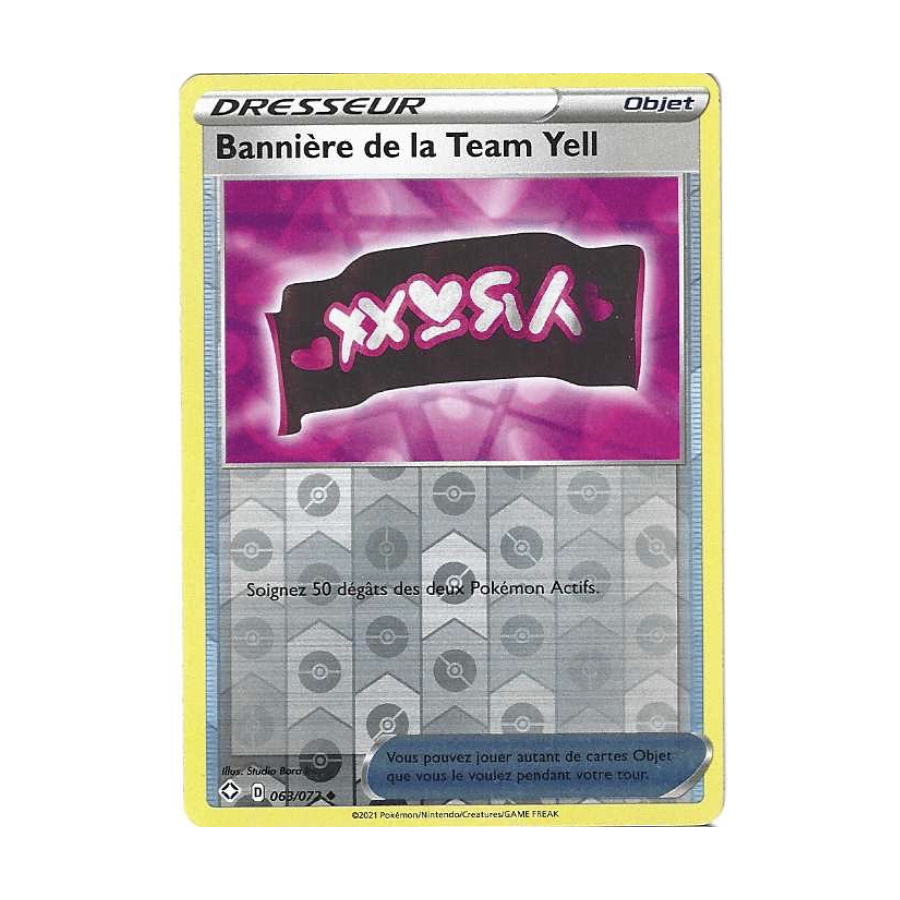Dresseur Bannière de la team Yell 063/072 Reverse