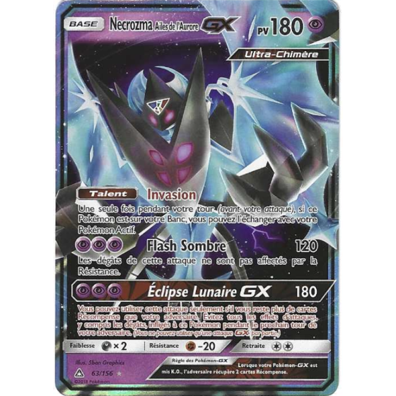 Necrozma Ailes De l'Aurore GX 63/156