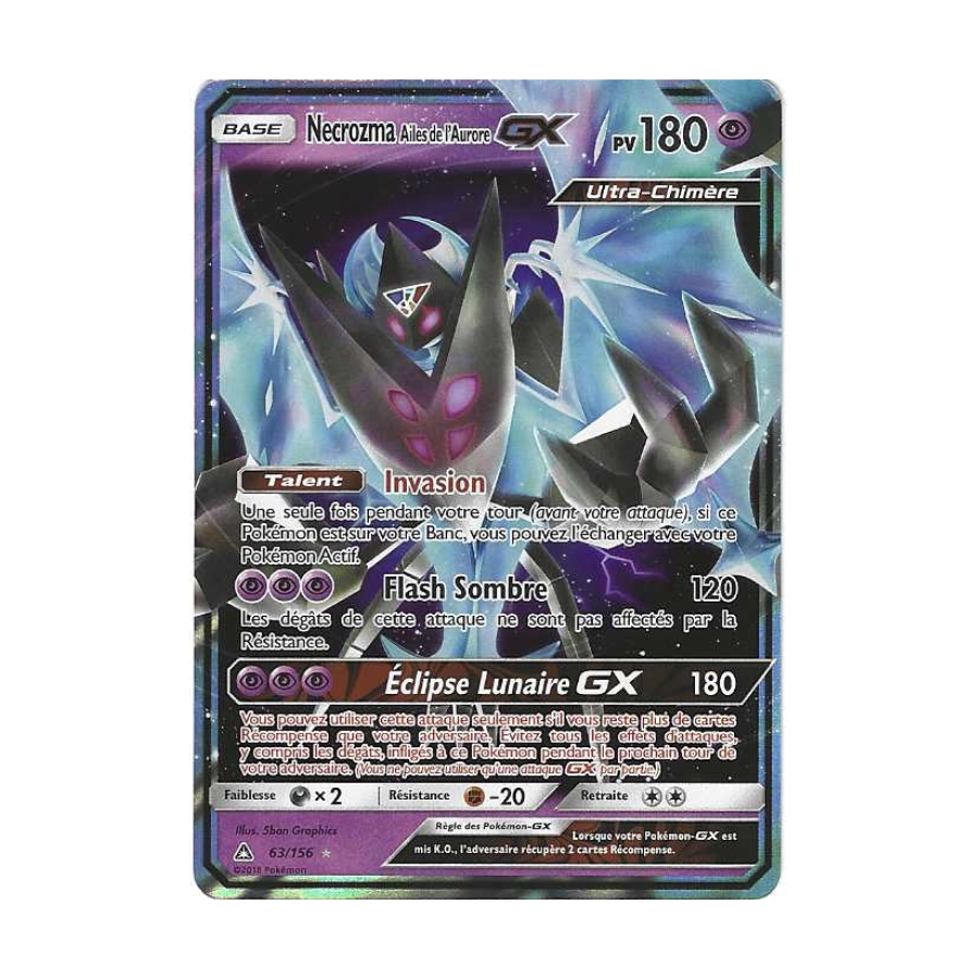 Necrozma Ailes De l'Aurore GX 63/156