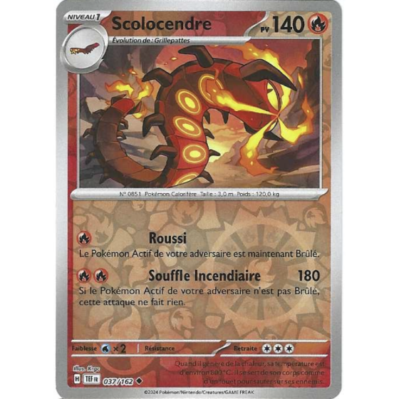 Scolocendre 037/162 Reverse