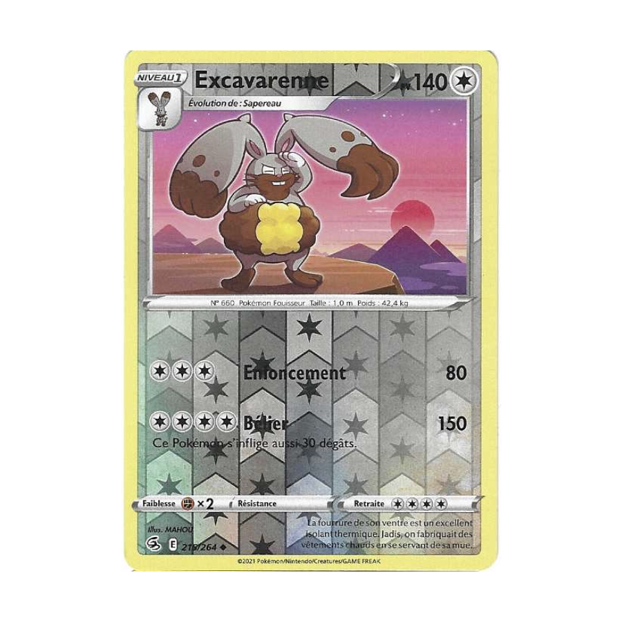 Excavarenne 215/264 Reverse