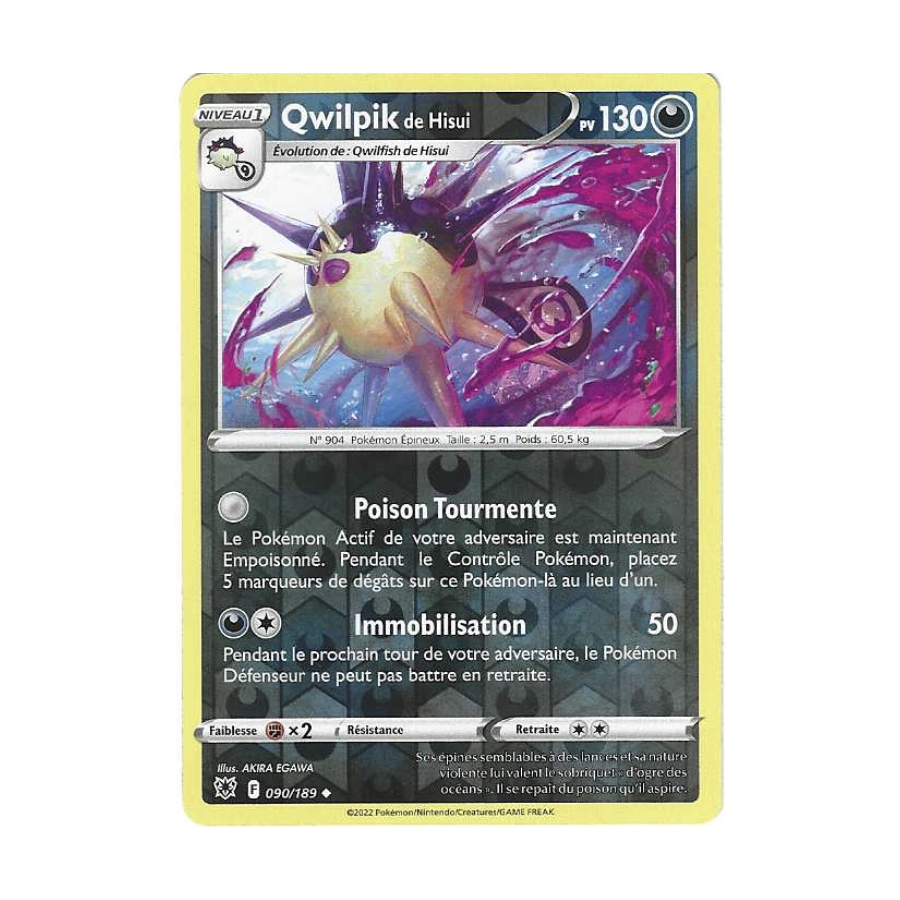 Qwilpik De Hisui 090/189 Reverse
