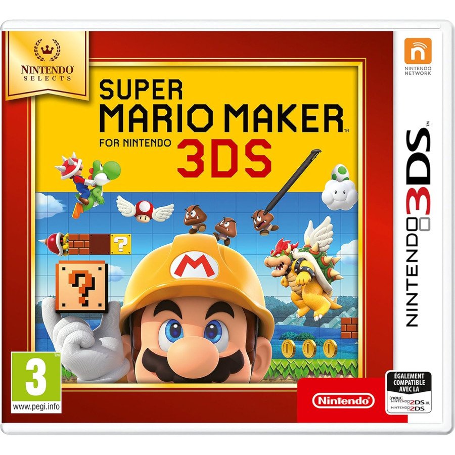 3DS Super Mario maker nintendo selects cib