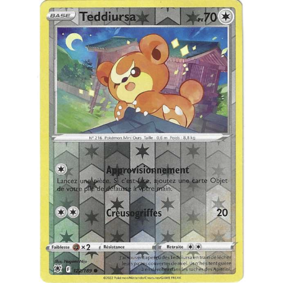 Teddiursa 122/189 Reverse