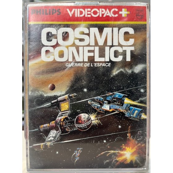 Videopac + 11 cosmic conflict philips Cib