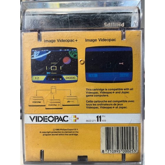 Videopac + 11 cosmic conflict philips Cib
