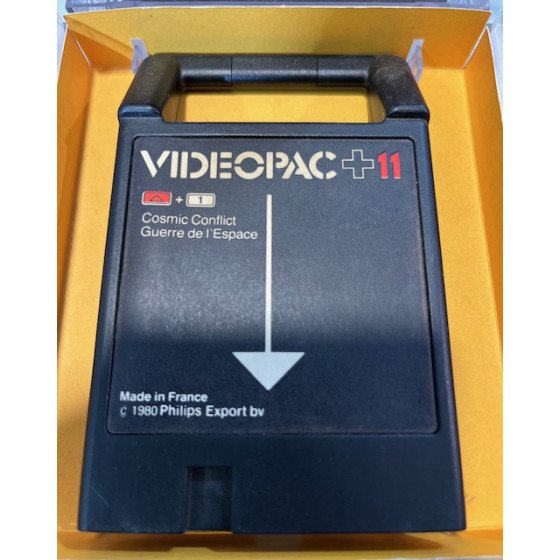 Videopac + 11 cosmic conflict philips Cib
