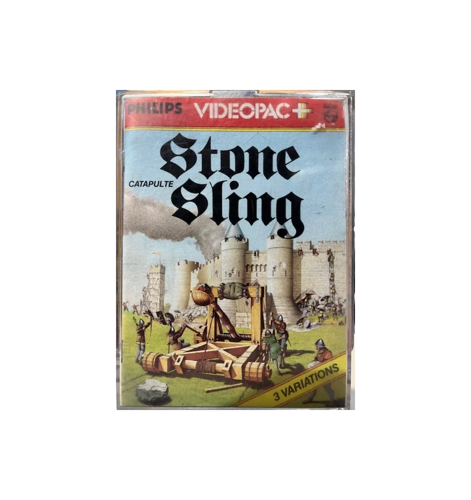 Videopac + 20 Catapulte stone sling Philips Cib