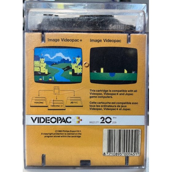 Videopac + 20 Catapulte stone sling Philips Cib