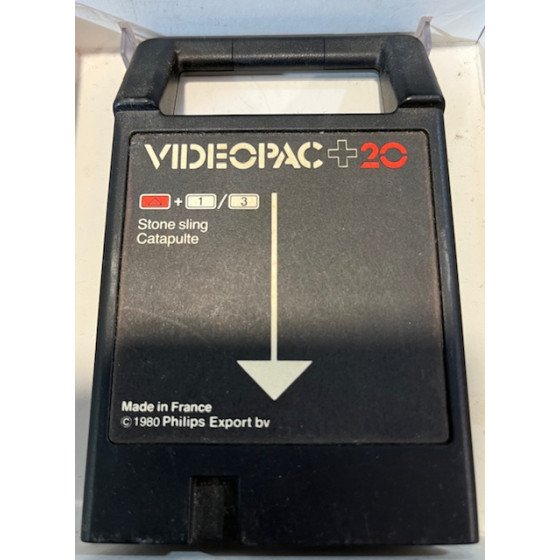Videopac + 20 Catapulte stone sling Philips Cib