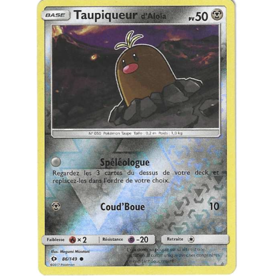 Taupiqueur d'Alola 86/149 Reverse