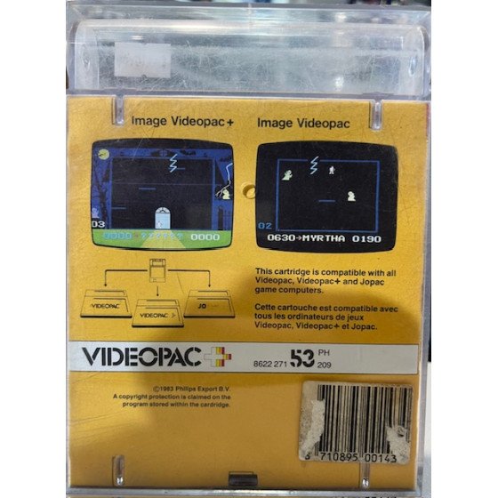 Videopac + 53 Nightmare cauchemar philips SN