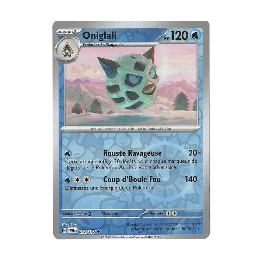 Oniglali 052/167 reverse