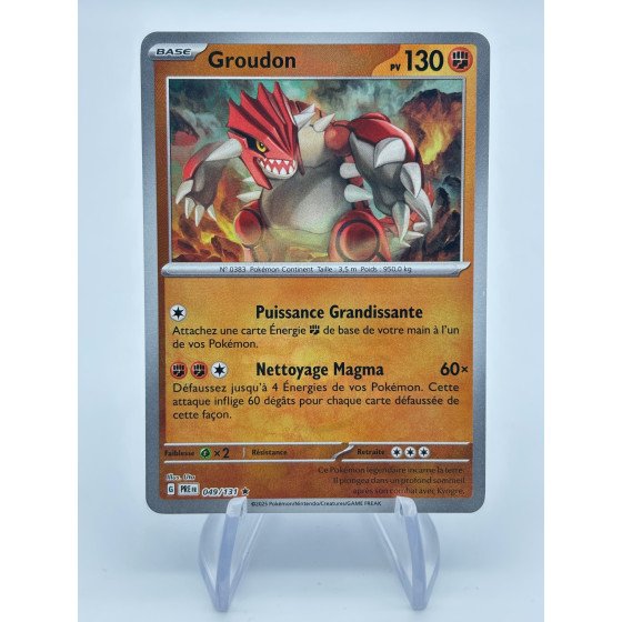 Groudon 049/131 Reverse Pokeball