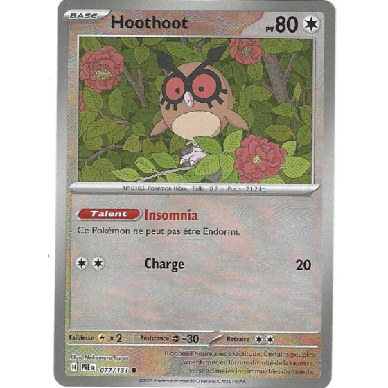 Hoothoot 077/131 pokeball