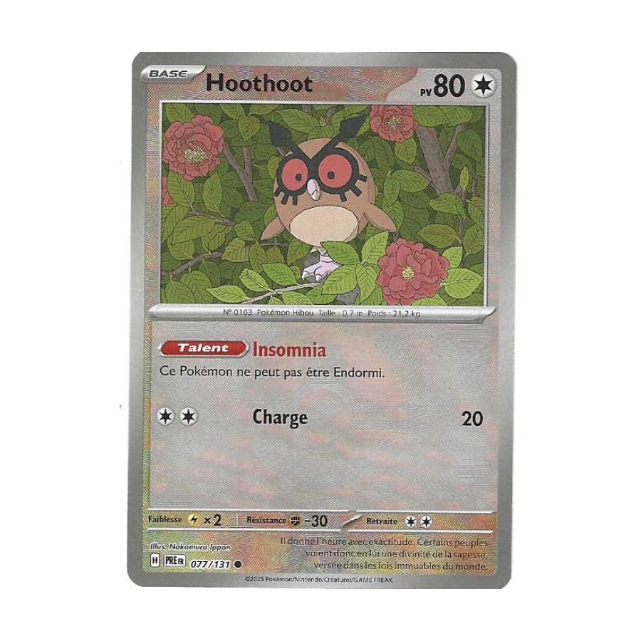 Hoothoot 077/131 pokeball