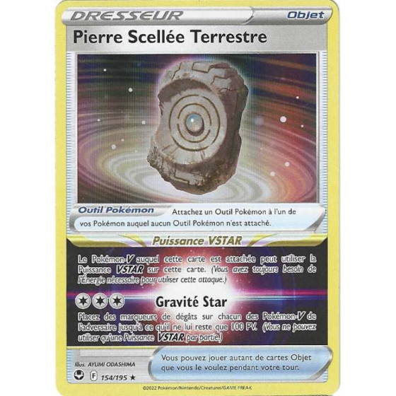 Pierre Scellée Terrestre 154/195