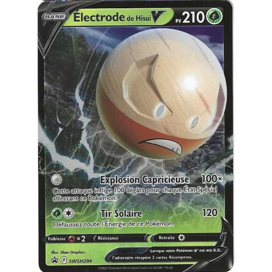 Electrode De Hisui V Swsh294 Promo
