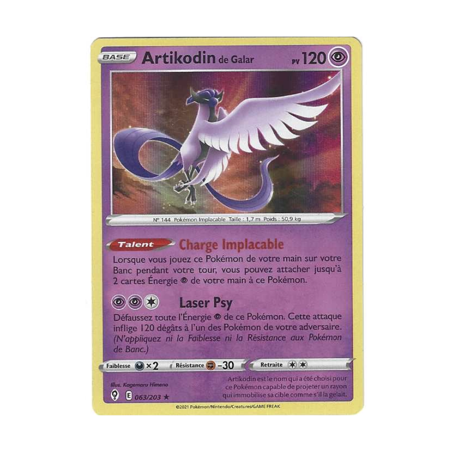 Artikodin De Galar 063/203 Holo