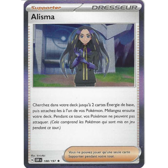 Dresseur Alisma 188/197 Holo